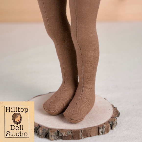 Fabric Doll "Josie" Handcrafted Textile Cloth Heirloom Primitive Doll - Picture 10 of 11